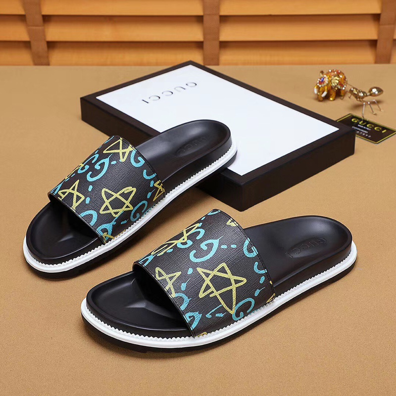 G*u*i stars printed slide sandal