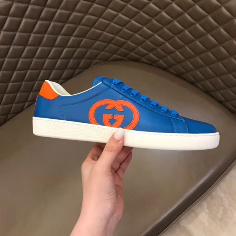 G*u*i ace sneaker with interlocking