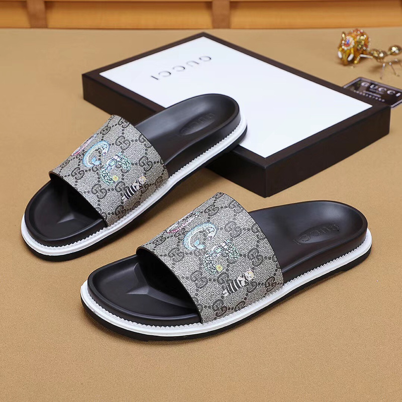 G*u*i logo slide sandal