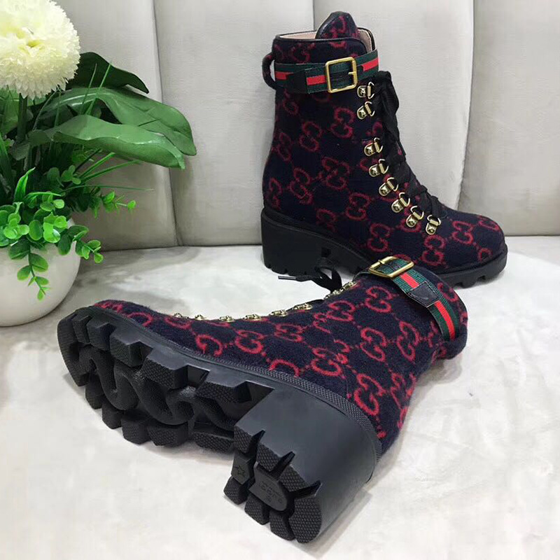 G*u*i gg wool ankle boot