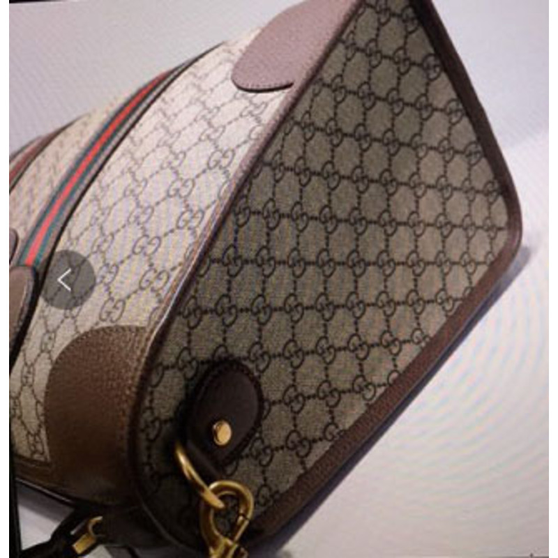 soft G*u*i duffle bag with web