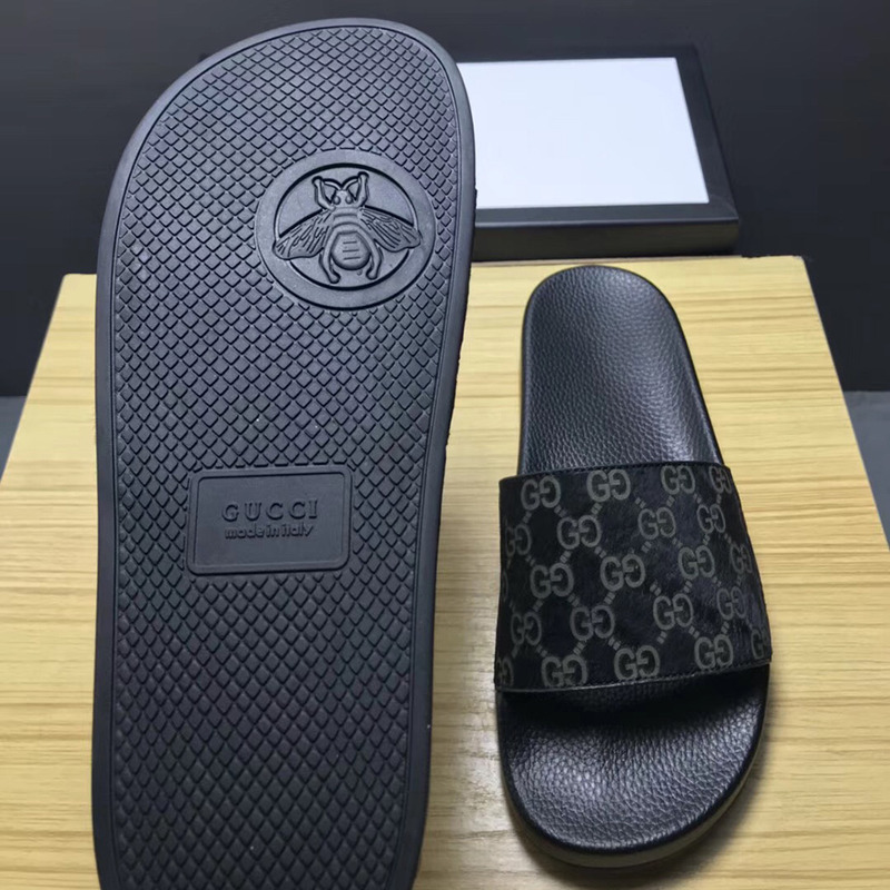 G*u*i signature slide sandal(black)