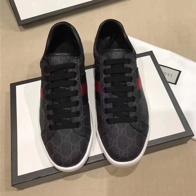 G*u*i ace black sneakers