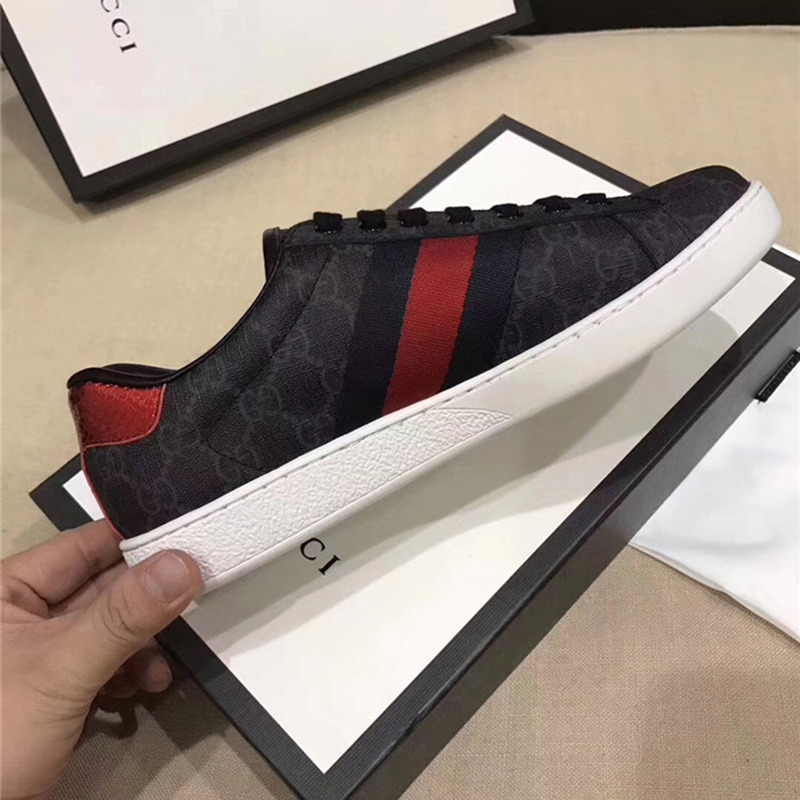 G*u*i ace black sneakers