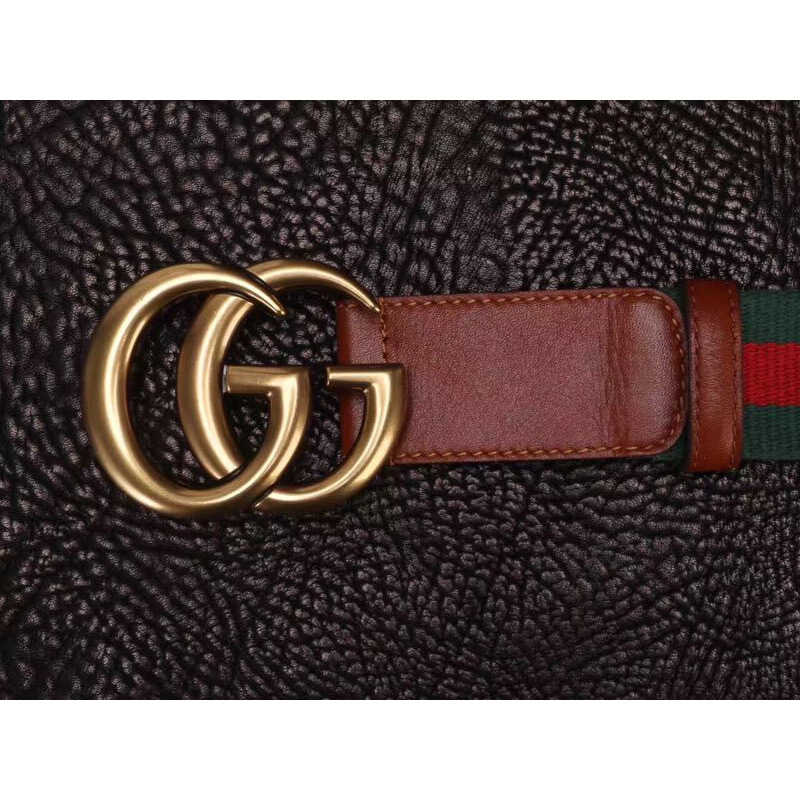 G*u*i belt with double g buckle