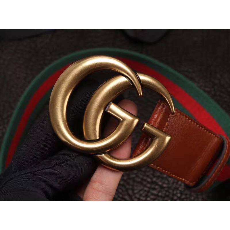 G*u*i belt with double g buckle