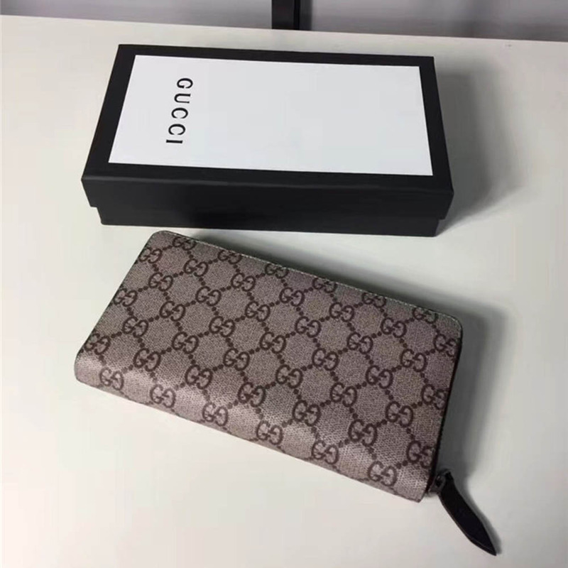 G*u*i tiger print gg zip around wallet