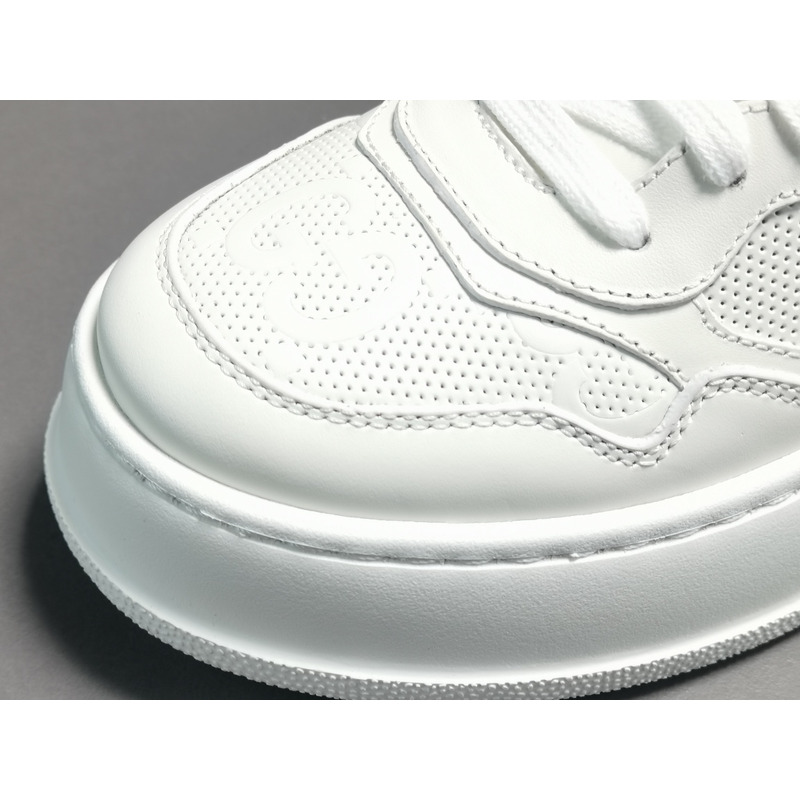 G*u*i chunky b pure white 670415 upg10 9060 sneakers men women