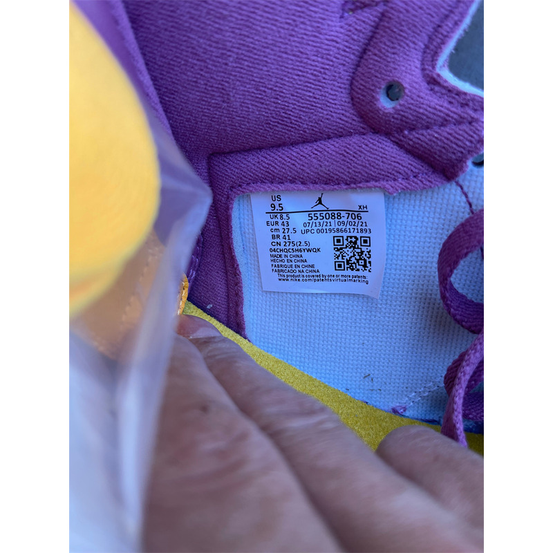 Air Jordan 1 High OG"Brotherhood"555088 706 Men Women