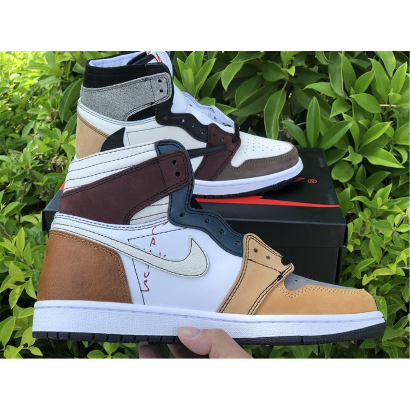 Air Jordan 1 HIGH OG TS SP SMPLE Sneakers Men Women