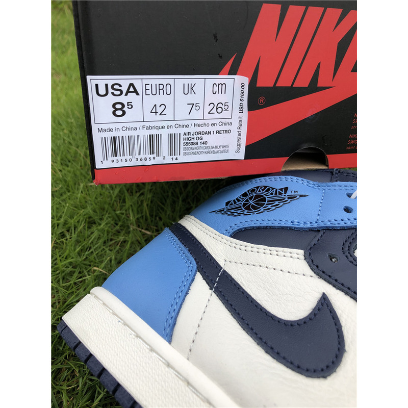 Air Jordan 1 Retro High OG 555088 140 Sneakers Men Women