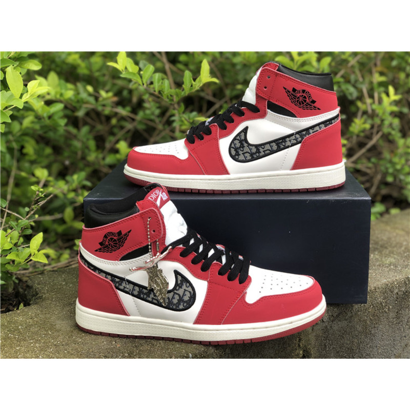 D*or x air jordan 1 cn8607 006 red sneakers men women