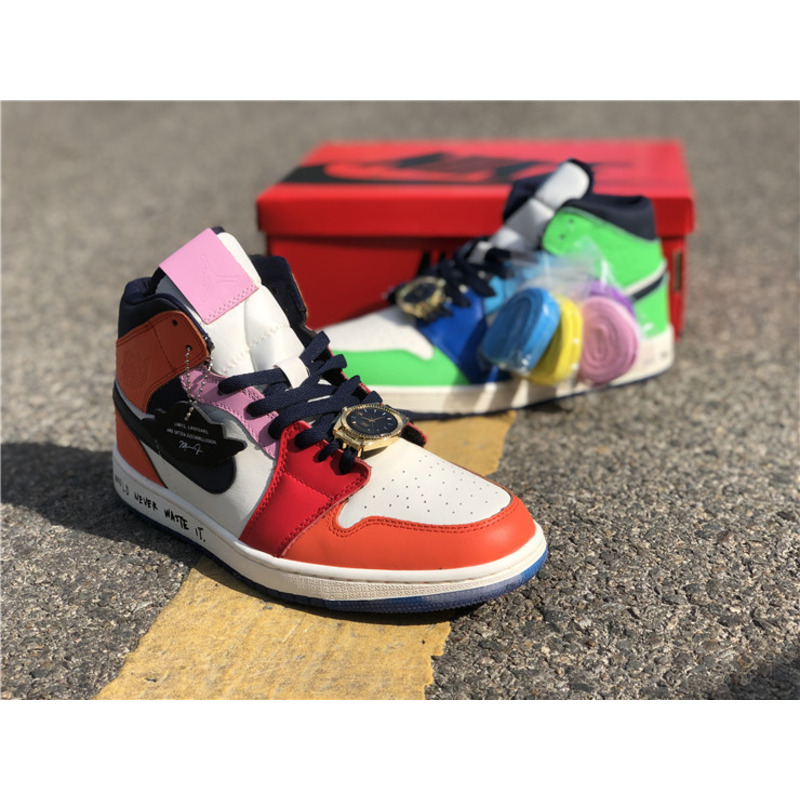 Melody Ehsani x Air Jordan 1 Mid WMNS"Fearless"CQ7629 100 Sneakers Men Women