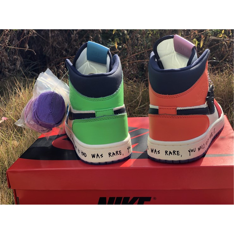 Melody Ehsani x Air Jordan 1 Mid WMNS"Fearless"CQ7629 100 Sneakers Men Women