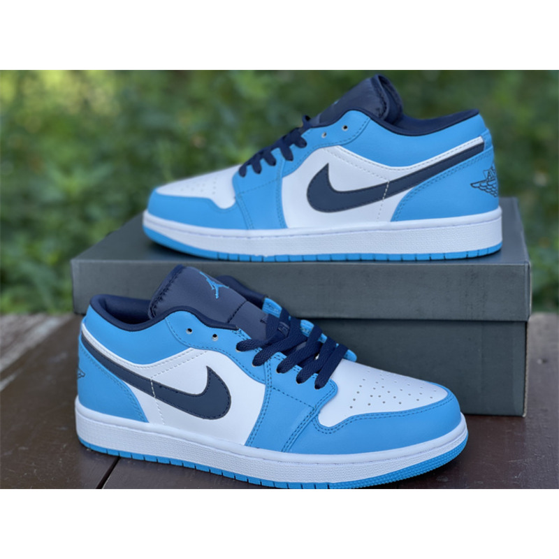 New Air Jordan 1 Low"UNC" 553558 144 Sneakers Men Women