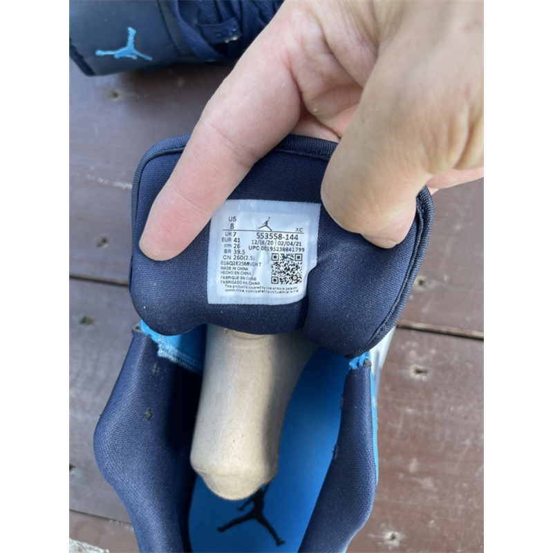 New Air Jordan 1 Low"UNC" 553558 144 Sneakers Men Women