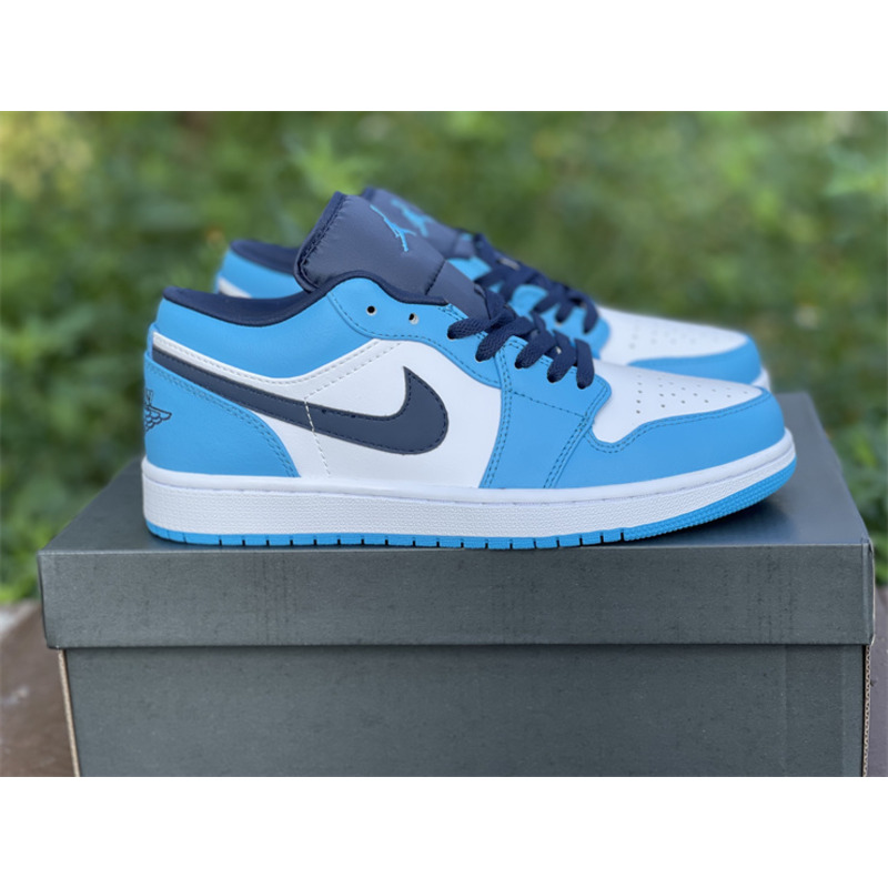 New Air Jordan 1 Low"UNC" 553558 144 Sneakers Men Women