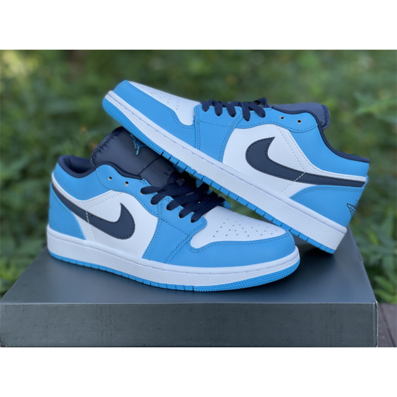 New Air Jordan 1 Low"UNC" 553558 144 Sneakers Men Women