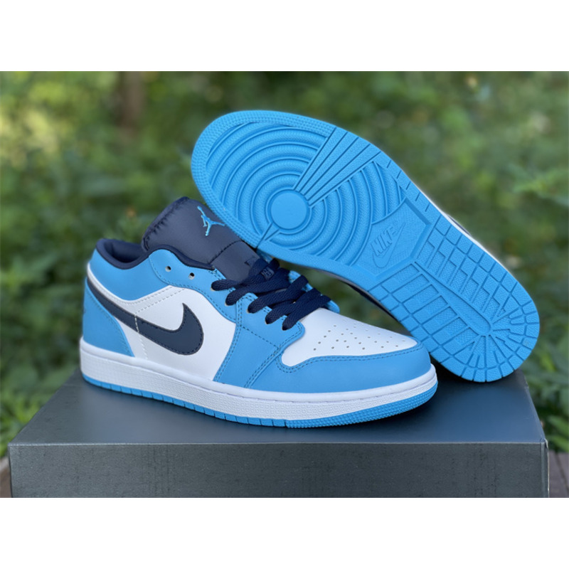 New Air Jordan 1 Low"UNC" 553558 144 Sneakers Men Women