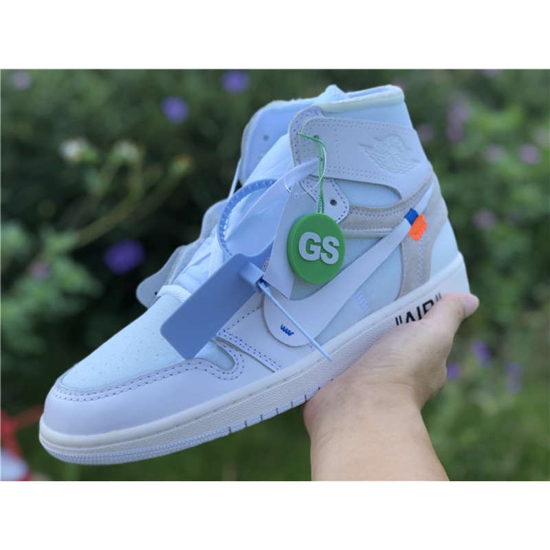 OFF White & NK x Air Jordan 1 GS 1985 Sneakers Men Women