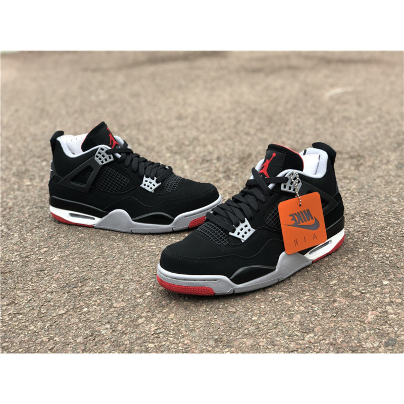 Air Jordan 4 RETRO Bred 2019 308497 060 Sneakers Men