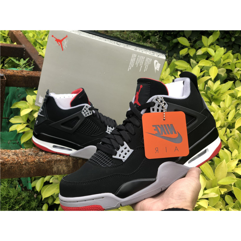 Air Jordan 4 RETRO Bred 2019 308497 060 Sneakers Men