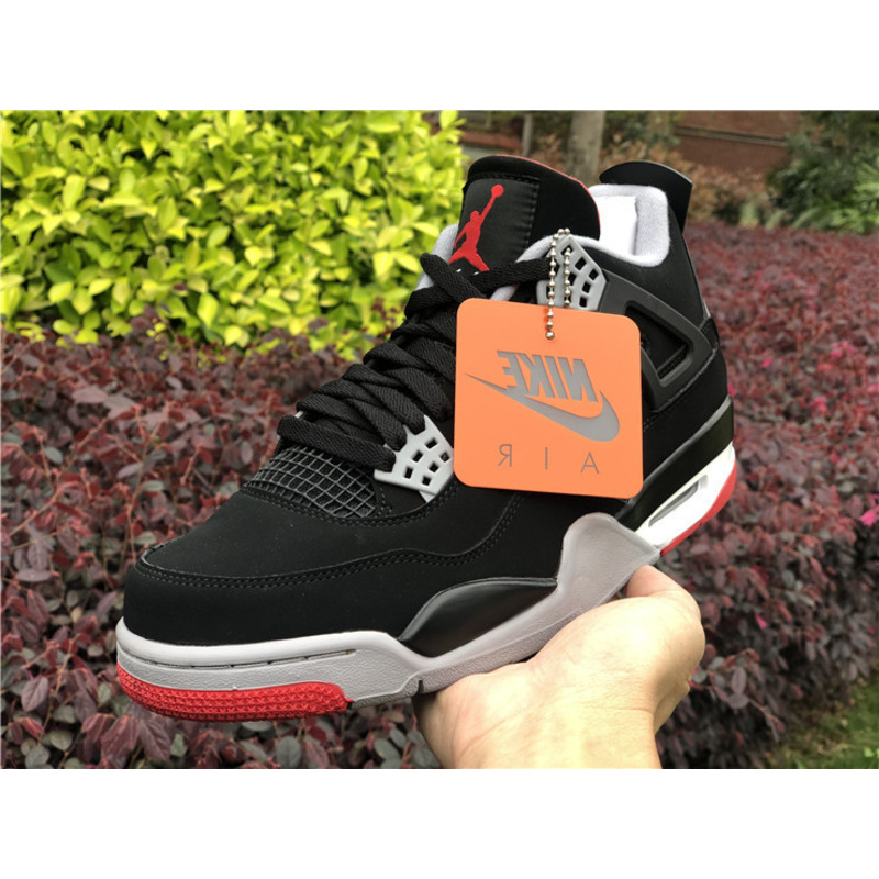 Air Jordan 4 RETRO Bred 2019 308497 060 Sneakers Men