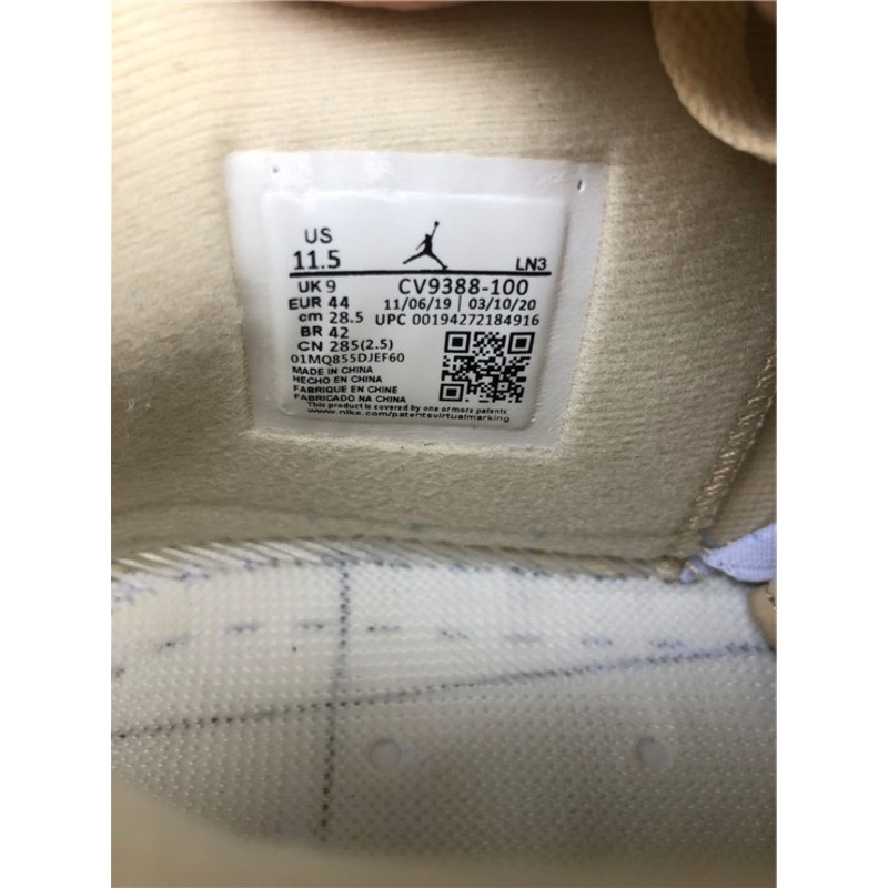 OFF White x Air Jordan 4 RETRO SP CV9388 100 Sneakers Men Women