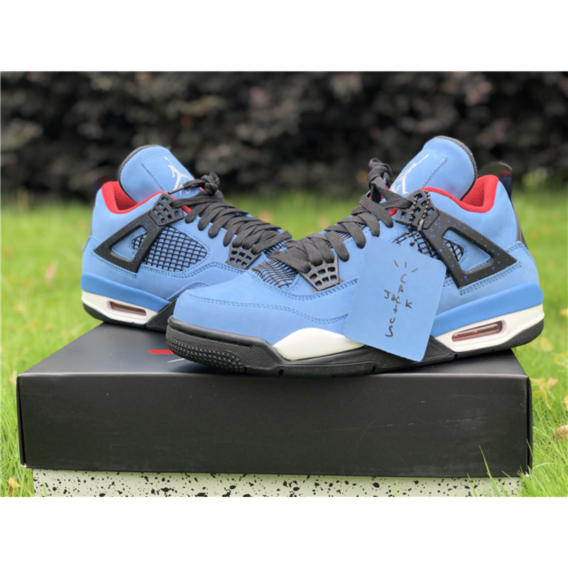 T S x Air Jordan 4 RETRO"Houston Oilers 308497 406 Sneakers Men