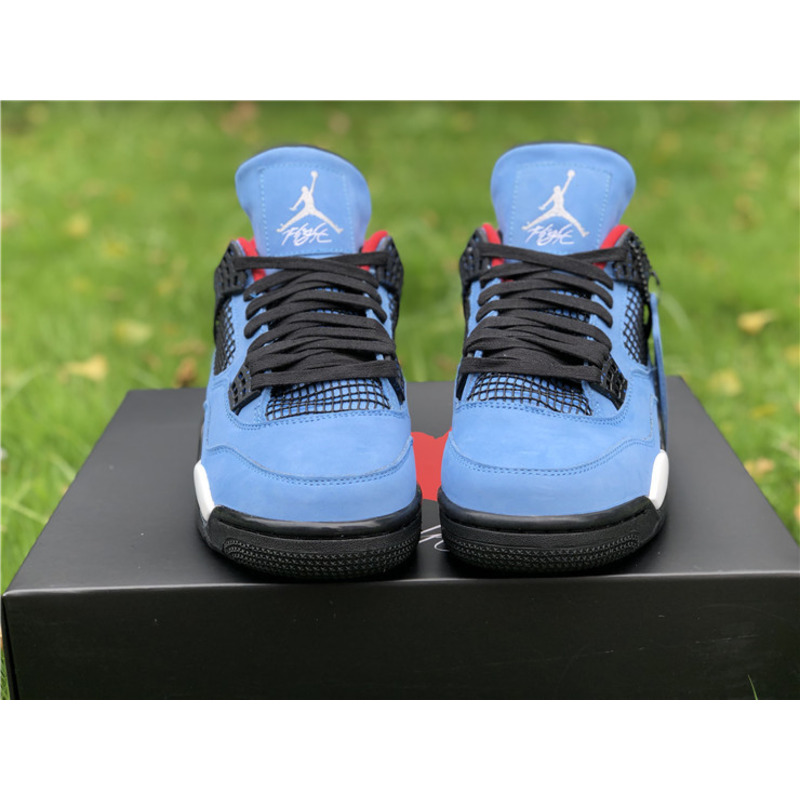 T S x Air Jordan 4 RETRO"Houston Oilers 308497 406 Sneakers Men