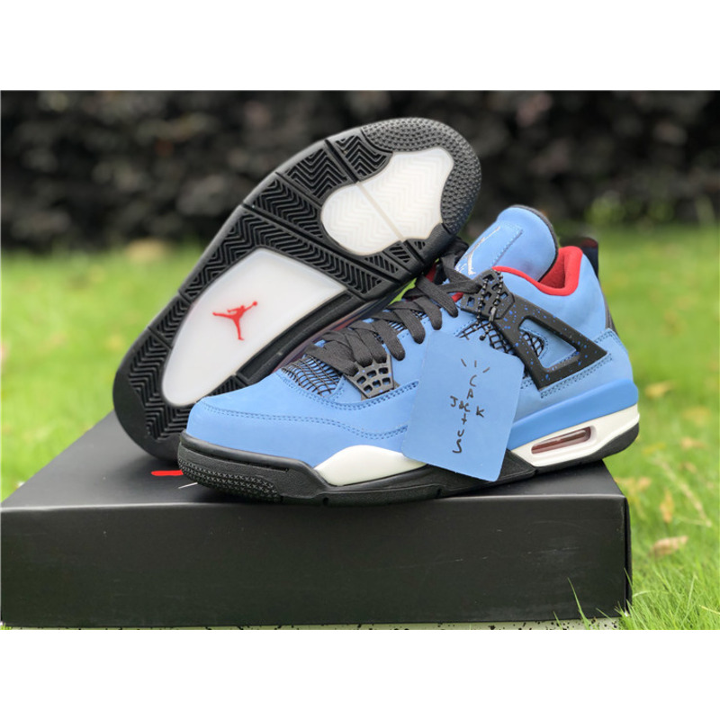 T S x Air Jordan 4 RETRO"Houston Oilers 308497 406 Sneakers Men