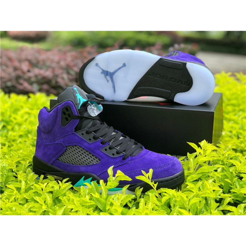 Air Jordan 5"Alternate Grape" 136027 500 Sneakers Men