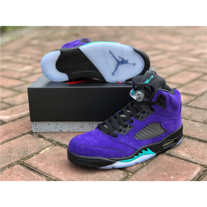 Air Jordan 5"Alternate Grape" 136027 500 Sneakers Men
