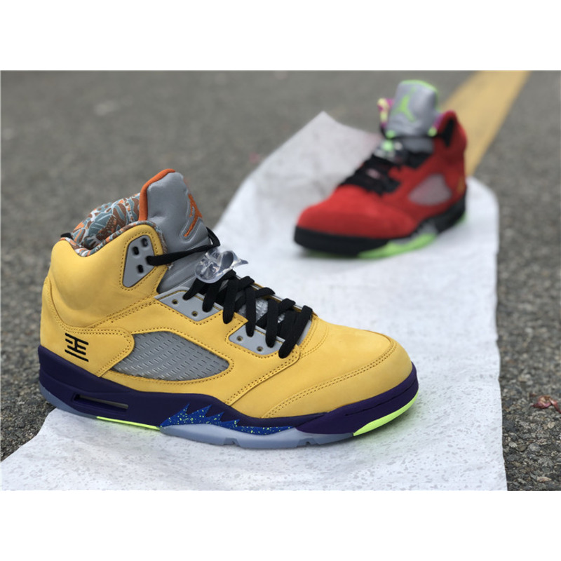 Air Jordan 5"What The" CZ5725 700 Sneakers Men