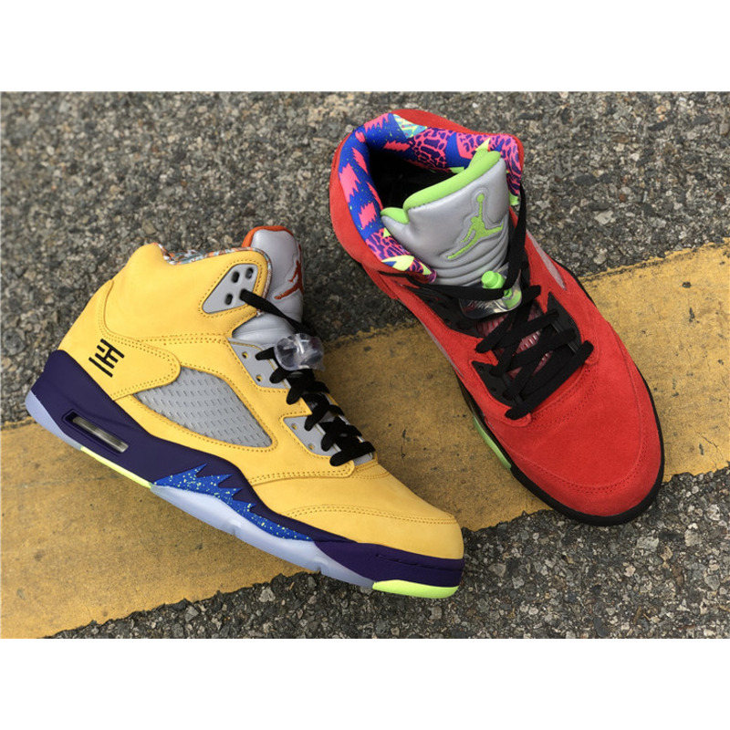 Air Jordan 5"What The" CZ5725 700 Sneakers Men
