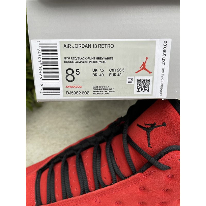 Air Jordan 13 Retro BULL DJ5982 602 Sneakers Men