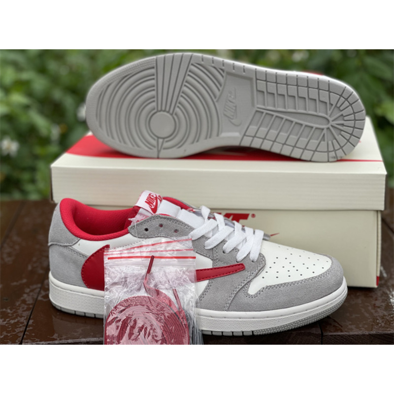 Air Jordan 1 low T S league grey red hook sneakers men women DC6991 016