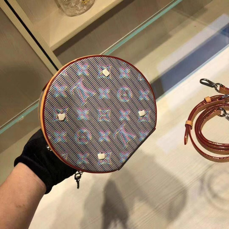 l**is V*t*n bright pink monogram lv pop printed cannes handbag