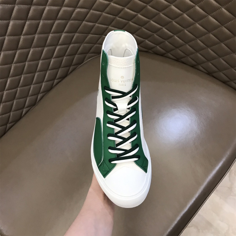 l**is V*t*n tattoo sneaker boot white