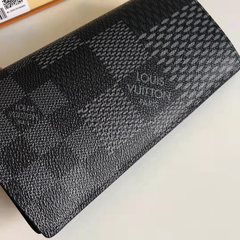 l**is V*t*n black monogram wallet