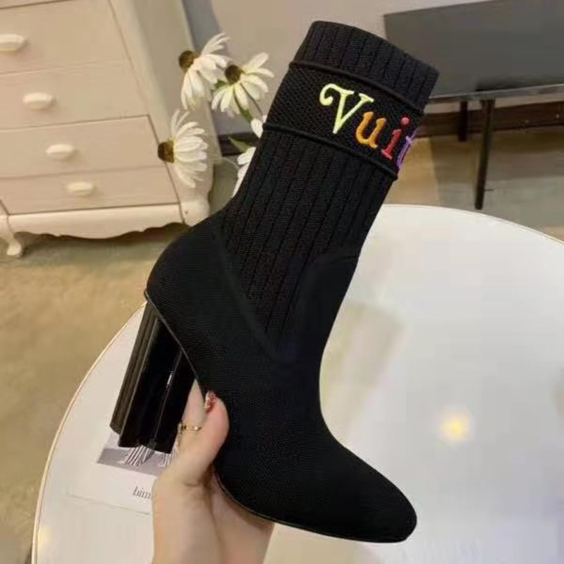 l**is V*t*n monogram high heels women