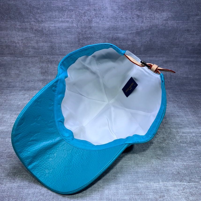 l**is V*t*n monogram leather baseball cap