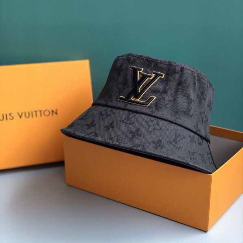 3d l**is V*t*n embroidered bucket hat