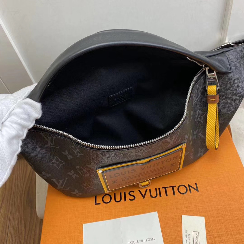 l**is V*t*n monogram canvas belt bag