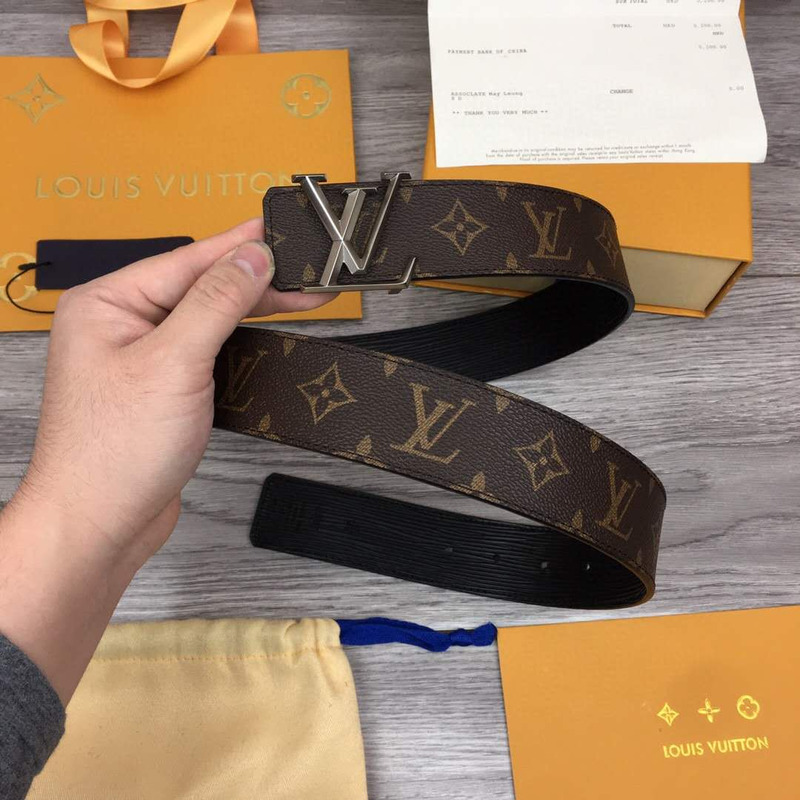 l**is V*t*n initiales reversible belt (silver buckle)