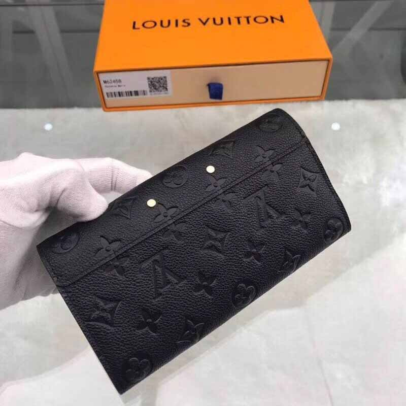 l**is V*t*n monogram black wallet