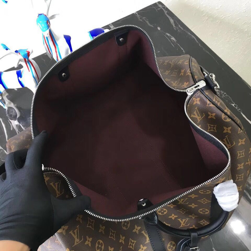 l**is V*t*n keepall bandouliere 55 monogram macassar canvas