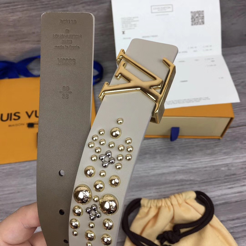 l**is V*t*n iconic 35mm belt in galet