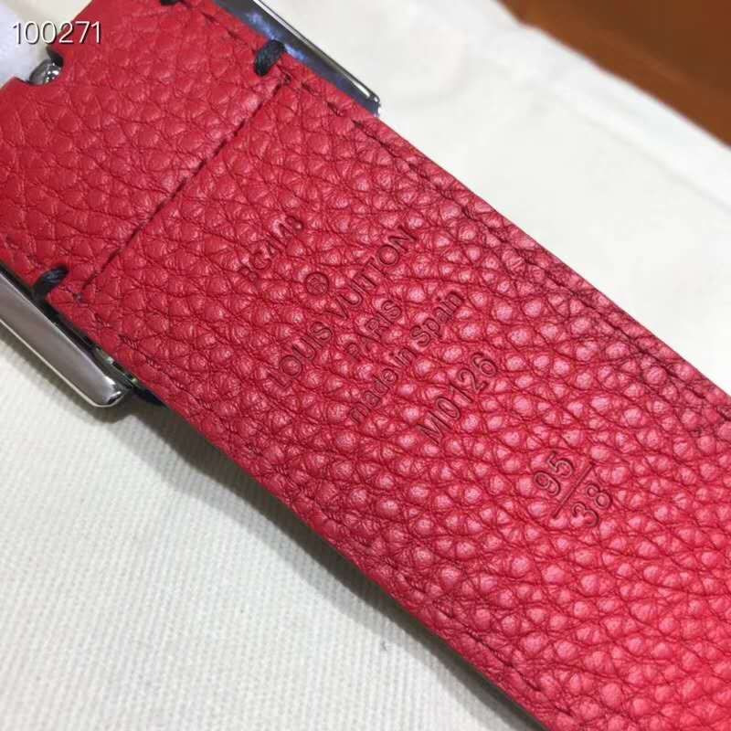 l**is V*t*n reverso reversible belt(blue and red)