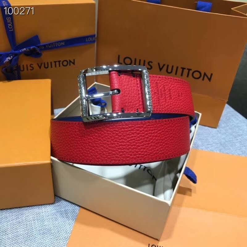 l**is V*t*n reverso reversible belt(blue and red)